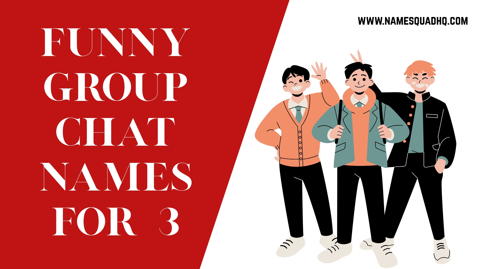 400+ Trio Group Chat Names That Are Funny, Cute, and Creative