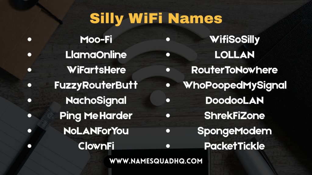 Silly WiFi Names
