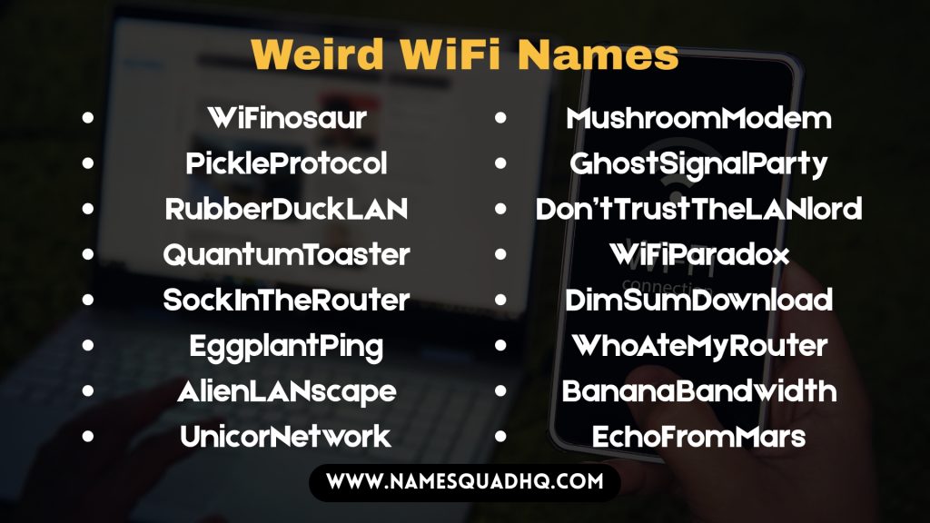 Weird WiFi Names