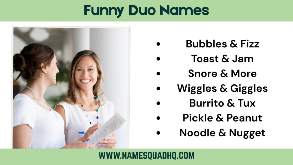 Funny Duo Names