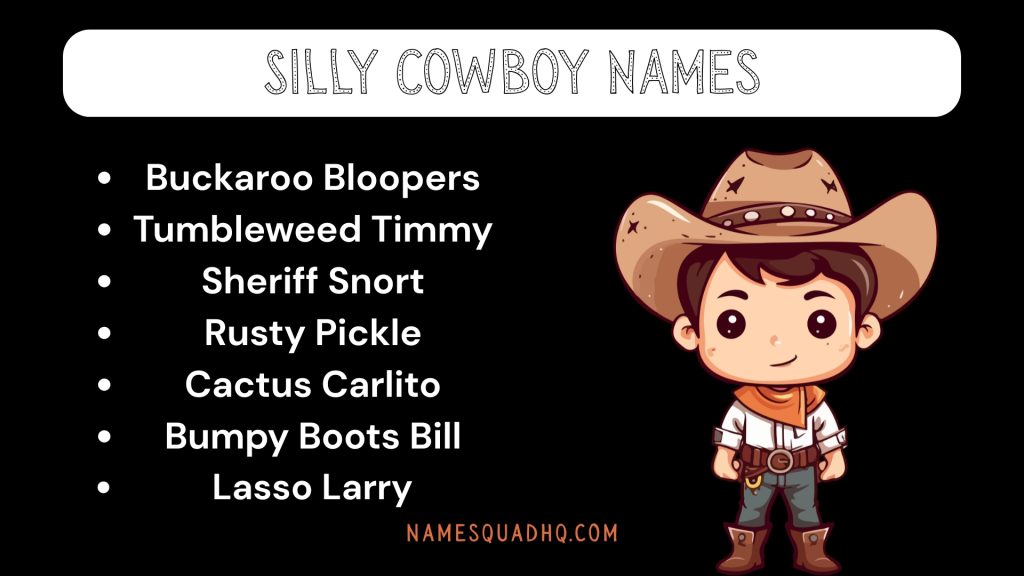 Silly Cowboy Names