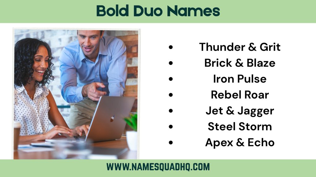Bold Duo Names