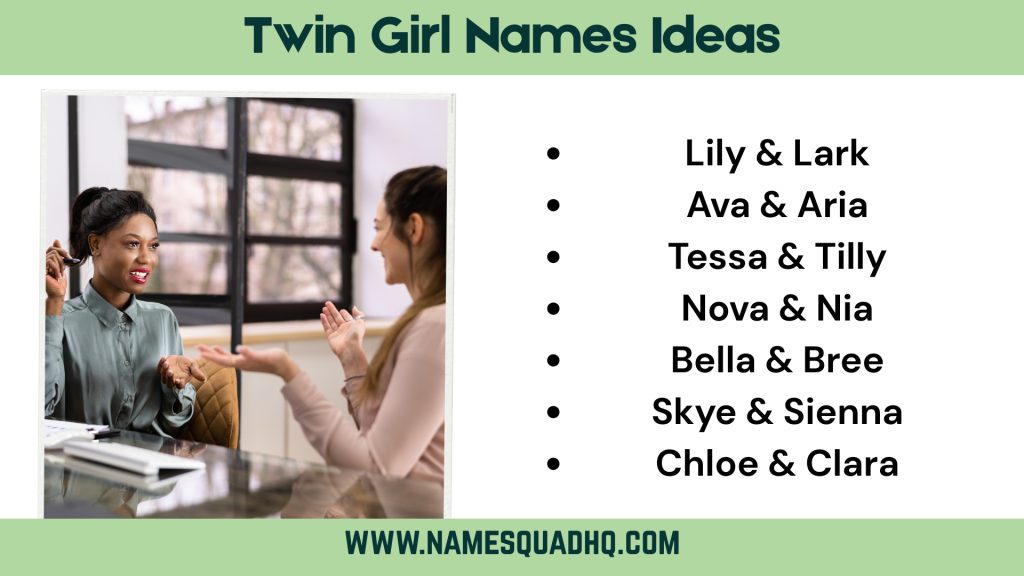 Twin Girl Names Ideas