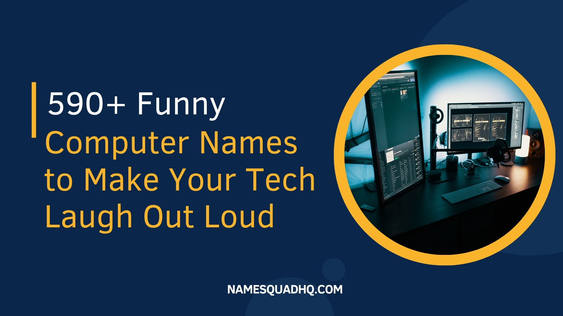 590+ Funny Computer Names to Make Your Tech Laugh Out Loud