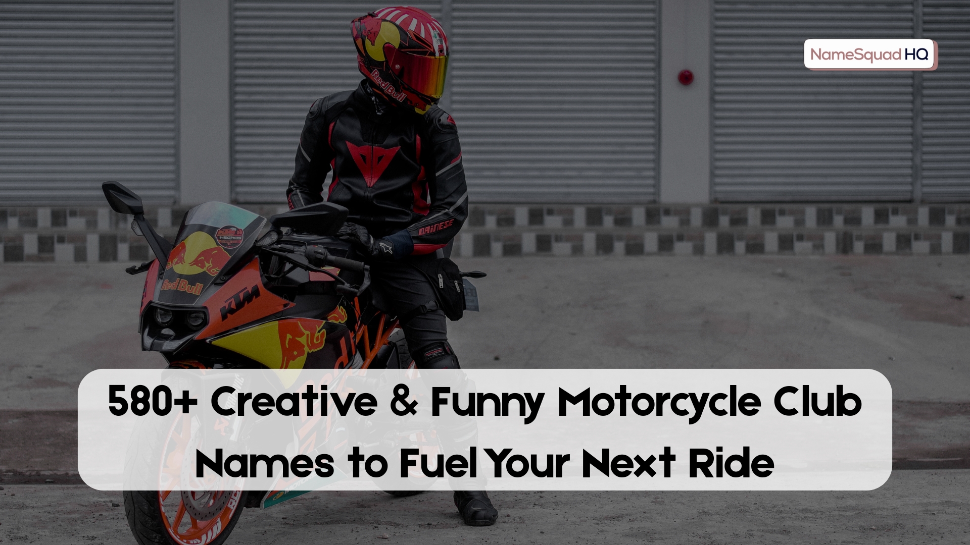580+ Creative & Funny Motorcycle Club Names to Fuel Your Next Ride