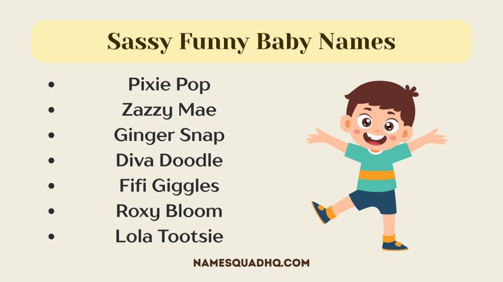 Sassy Funny Baby Names