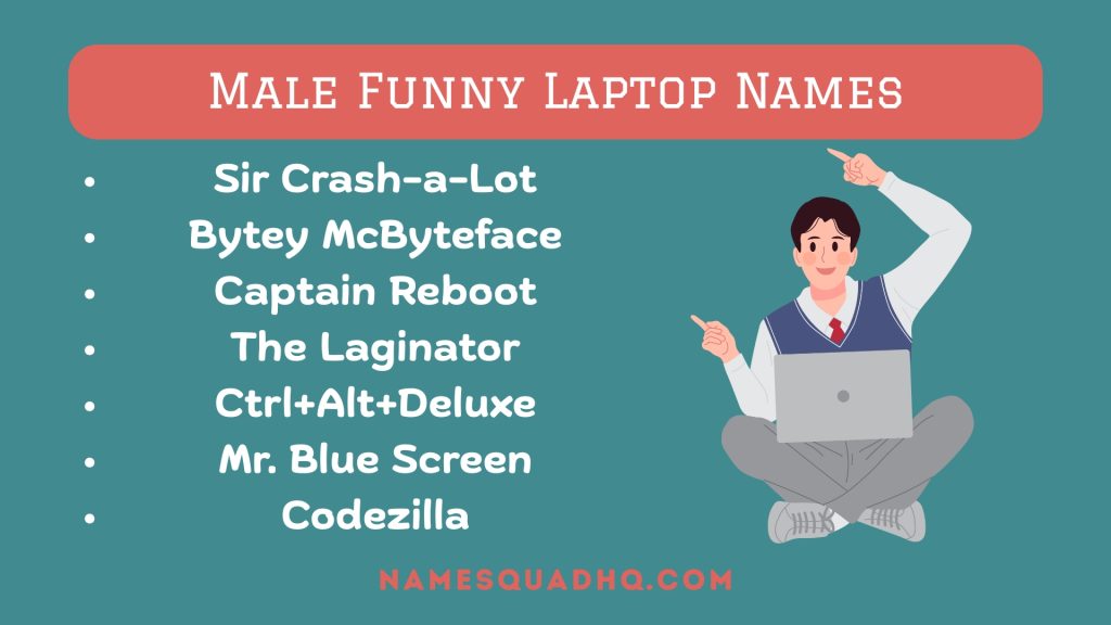 Male Funny Laptop Names