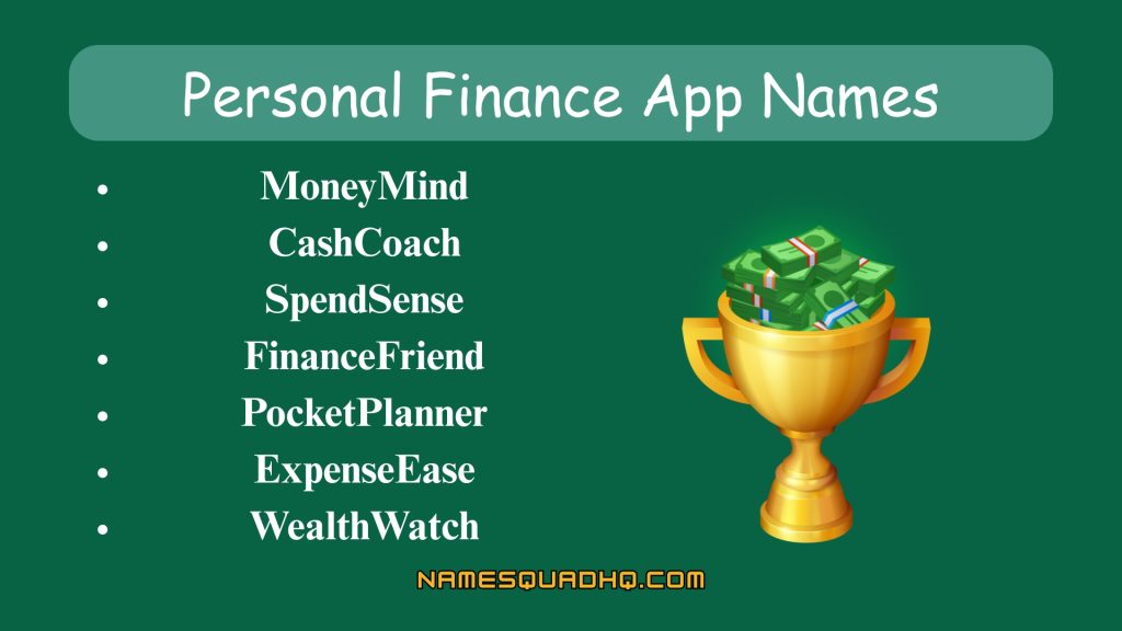 Personal Finance App Names