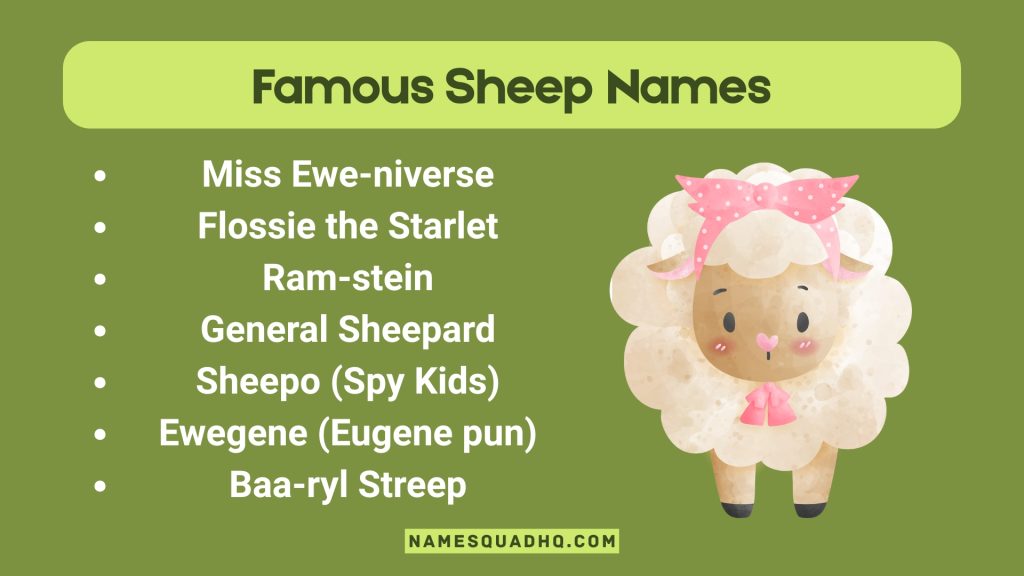 Famous Sheep Names