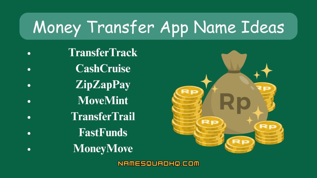 Money Transfer App Name Ideas