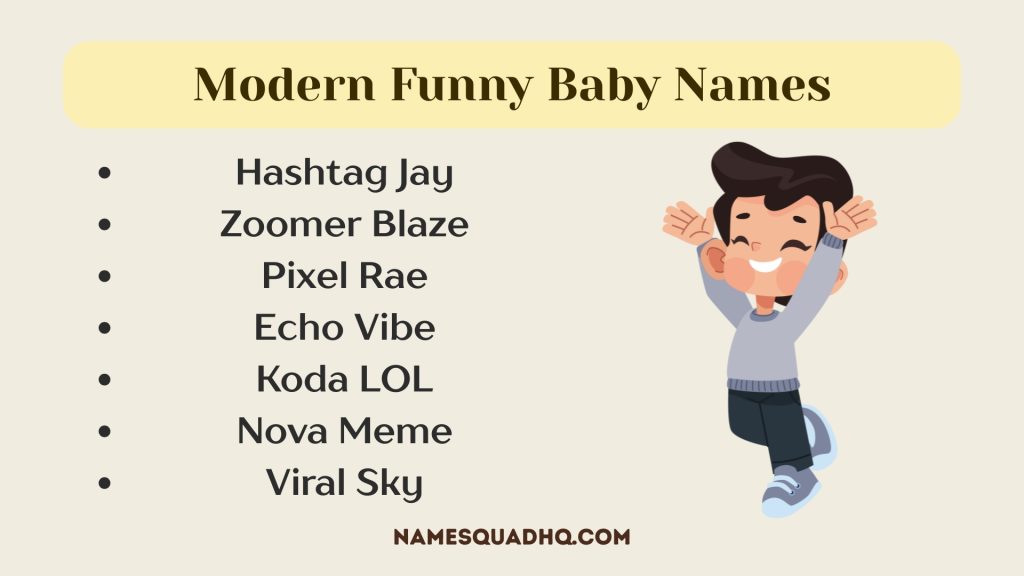 Modern Funny Baby Names