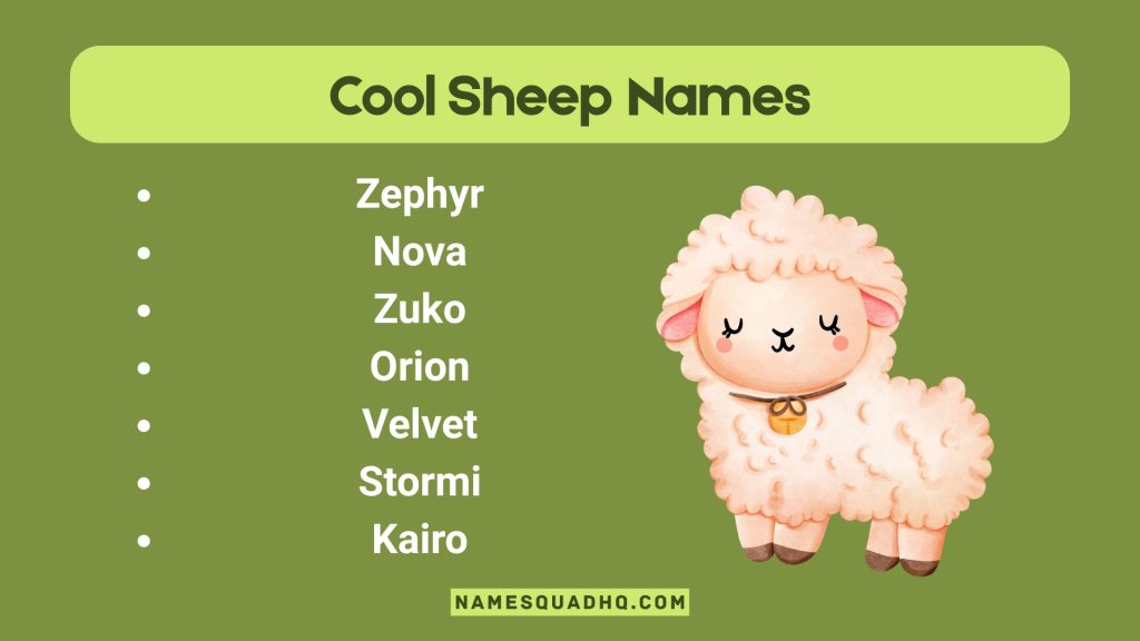 Cool Sheep Names