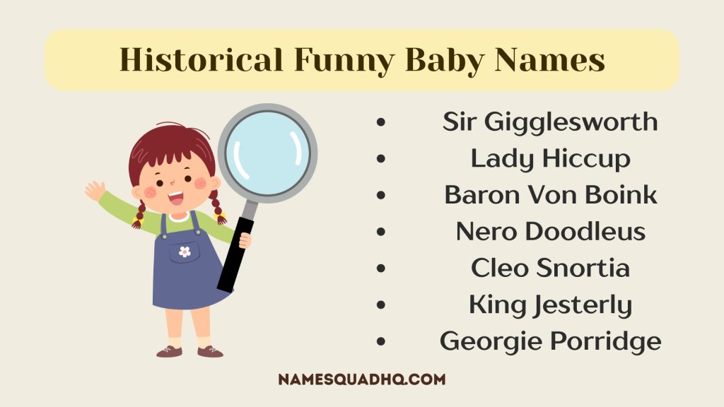 Historical Funny Baby Names