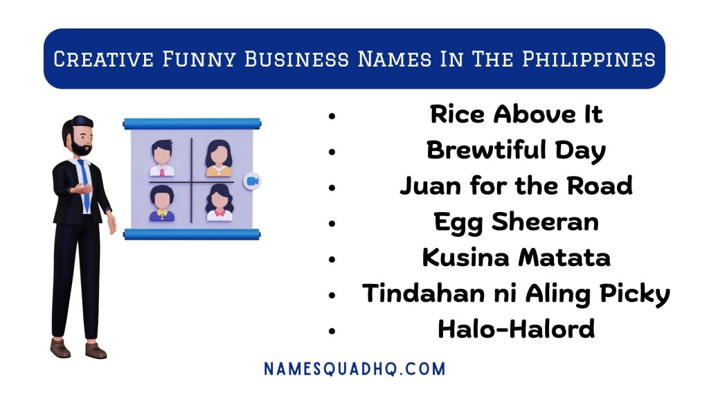 Creative Funny Business Names In The Philippines