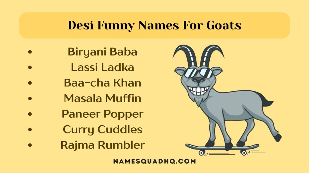 Desi Funny Names For Goats
