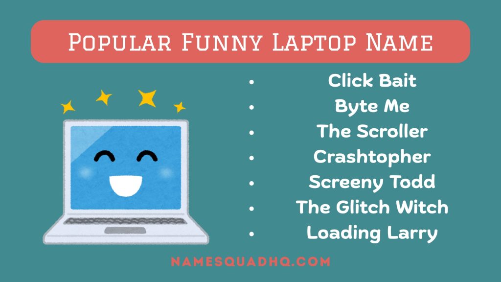 Popular Funny Laptop Name