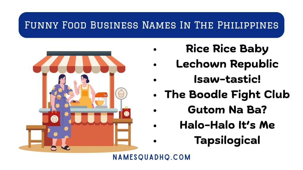 Funny Food Business Names In The Philippines