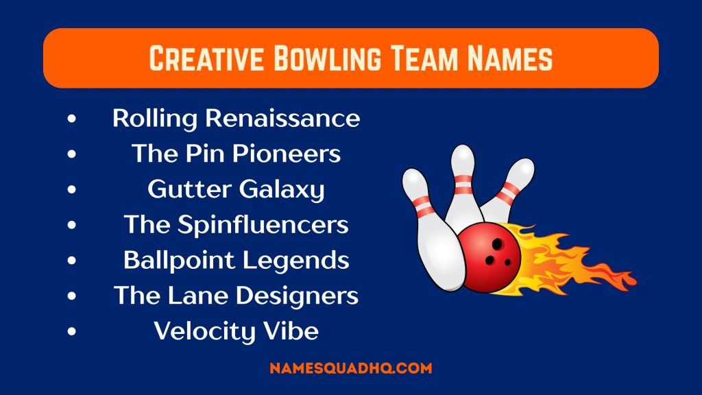 Creative Bowling Team Names