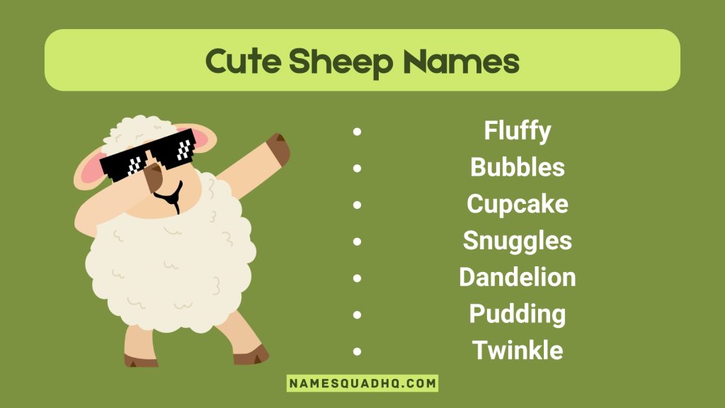 Cute Sheep Names