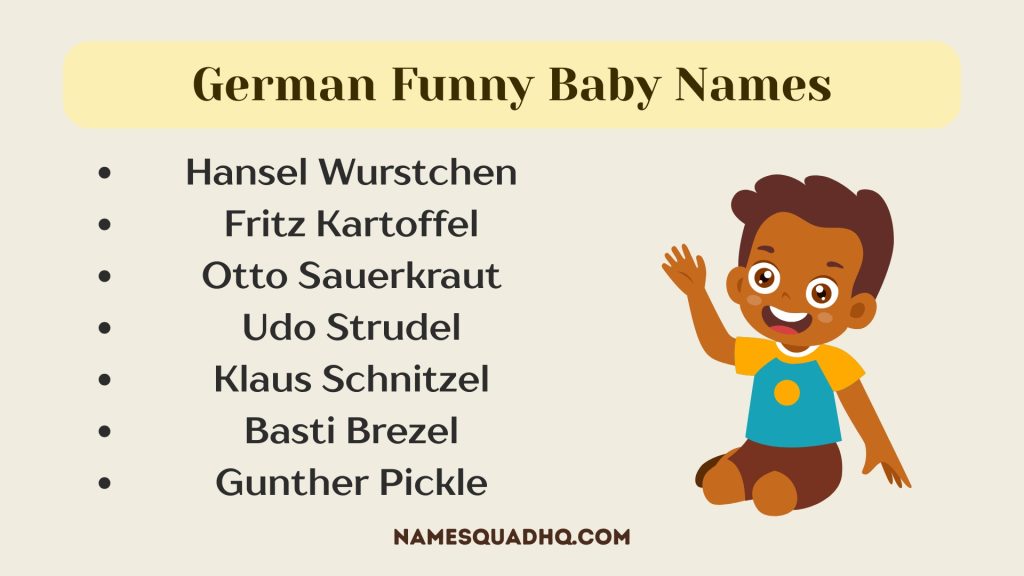 German Funny Baby Names