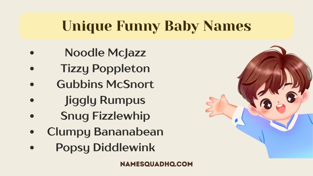 Unique Funny Baby Names