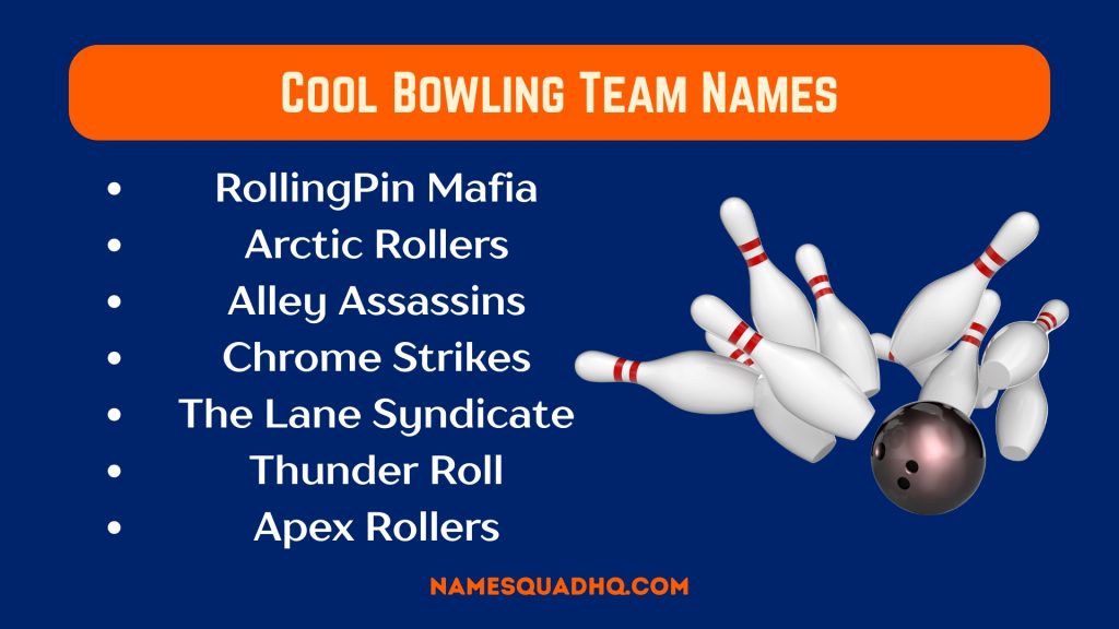 Cool Bowling Team Names