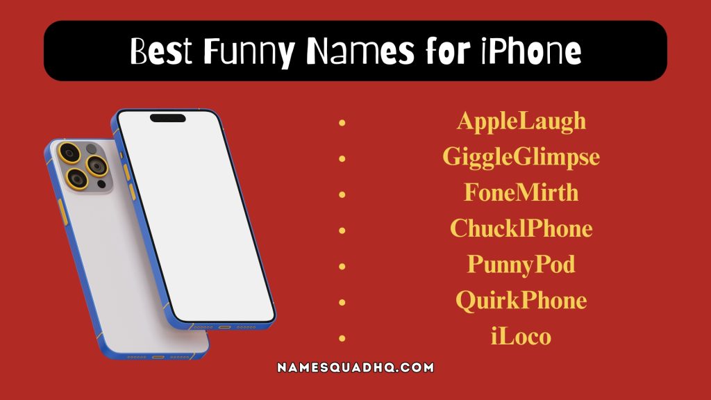 Best Funny Names for iPhone