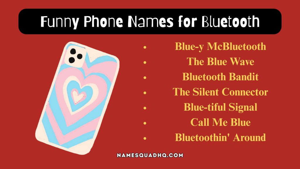 Funny Phone Names for Bluetooth