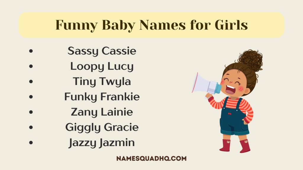 Funny Baby Names for Girls