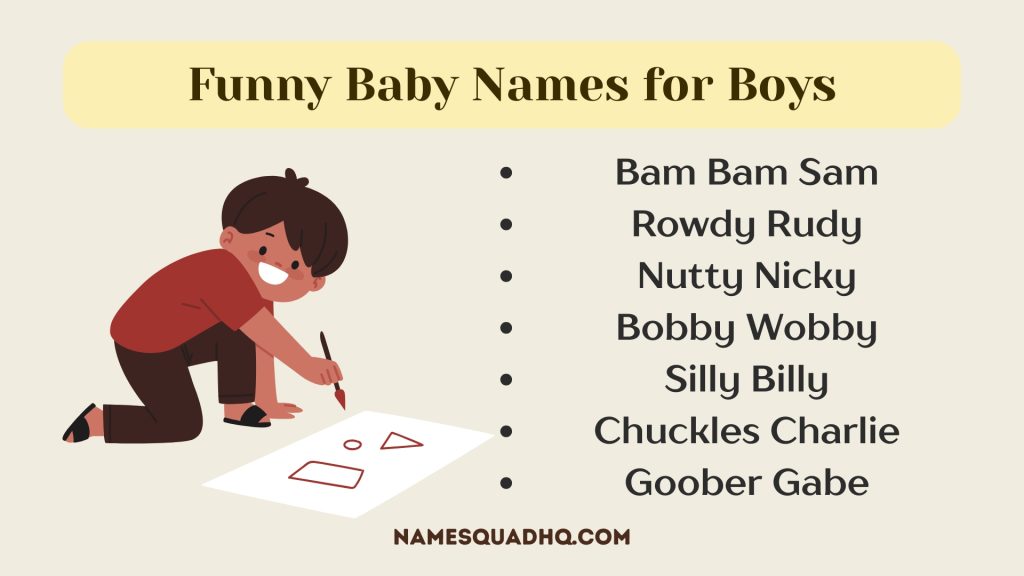 Funny Baby Names for Boys