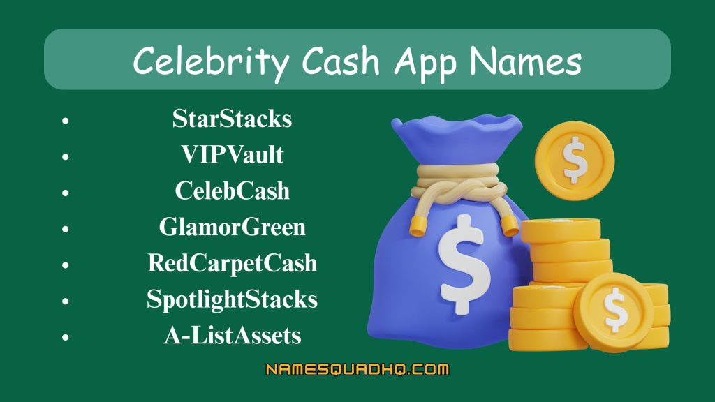 Celebrity Cash App Names