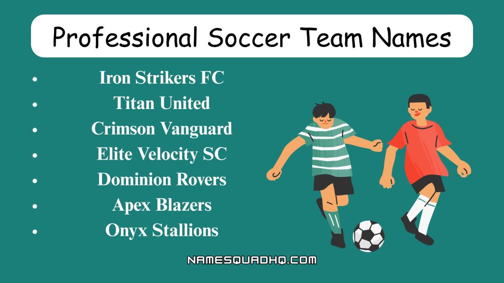 Professional Soccer Team Names